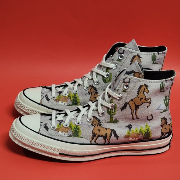 Converse Chuck 70 Hi Wild Horses 169819C Size 9.5 Men's  Sneakers - Picture 5 of 11